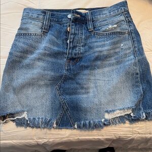 Madewell Blue Denim Skirt